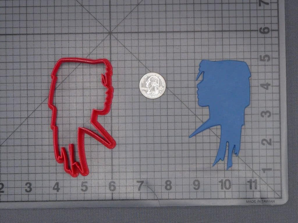 Atlantis - Kida Head 266-K091 Cookie Cutter Silhouette