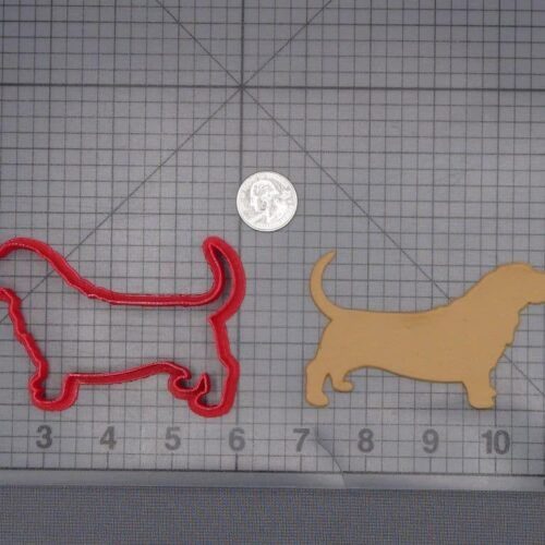 Basset Hound Dog 266-J984 Cookie Cutter Silhouette