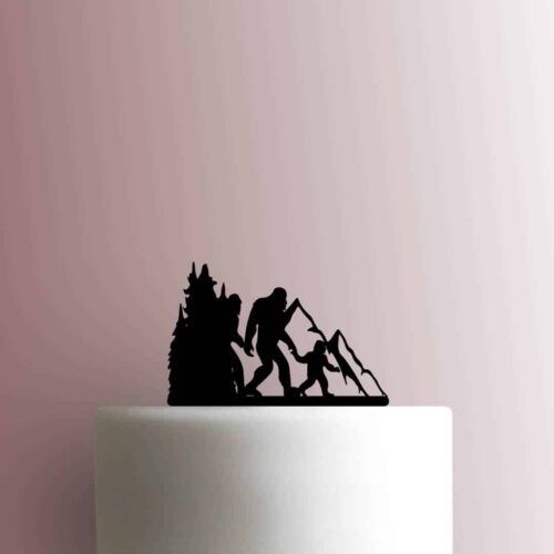 Bigfoot Sasquatch Family 225-B709 Cake Topper
