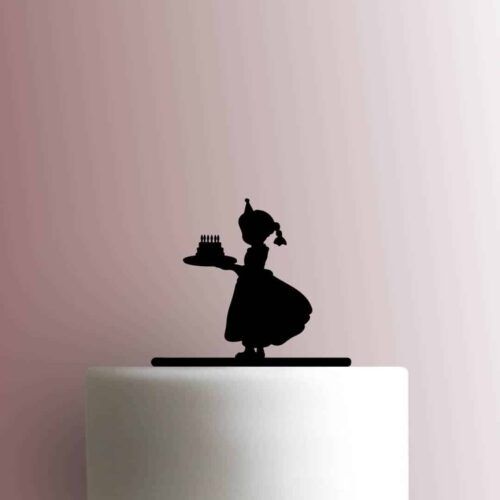 Birthday Girl with Cake 225-B733 Cake Topper