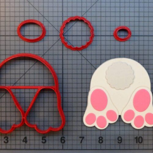 Bunny Butt 266-A677 Cookie Cutter Set