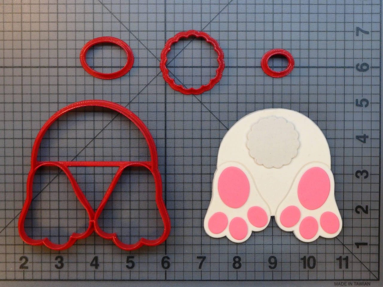 Bunny Butt 266-A677 Cookie Cutter Set