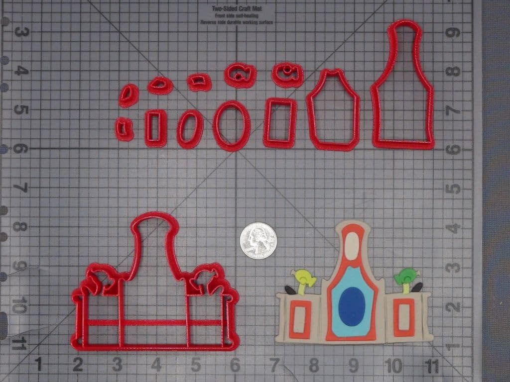 Disneyland - Midway Mania Ride 266-K138 Cookie Cutter Set