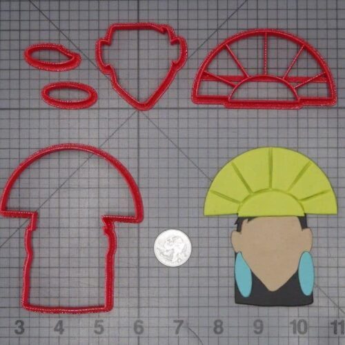 Emperors New Groove - Kuzco Head 266-K041 Cookie Cutter Set