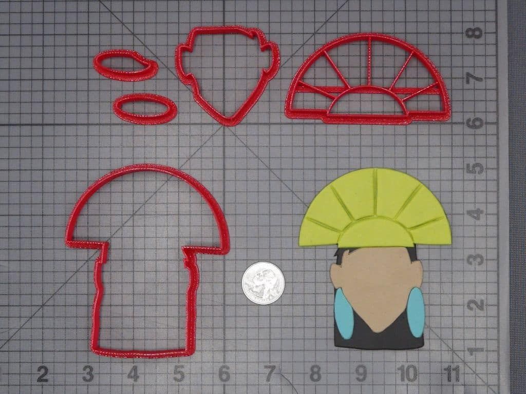 Emperors New Groove - Kuzco Head 266-K041 Cookie Cutter Set
