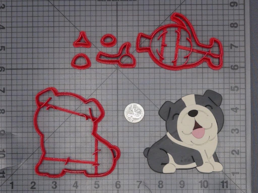 English Bulldog Body 266-J942 Cookie Cutter Set