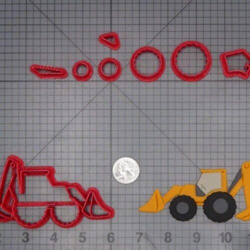 Excavator Truck 266-K051 Cookie Cutter Set