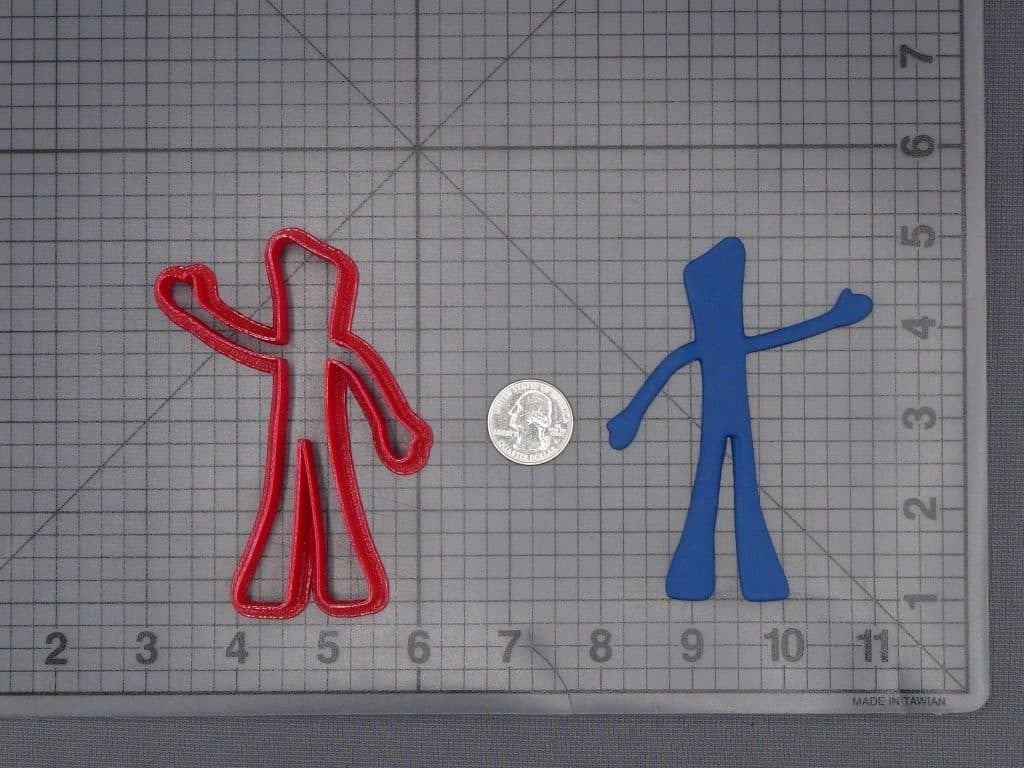Gumby Body 266-K237 Cookie Cutter Silhouette