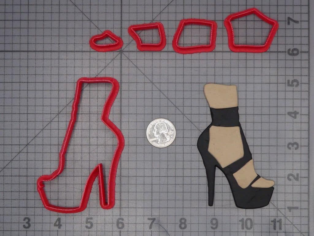 High Heel with Foot 266-K013 Cookie Cutter Set