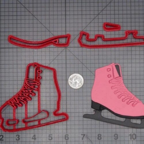 Ice Skate 266-J948 Cookie Cutter Set