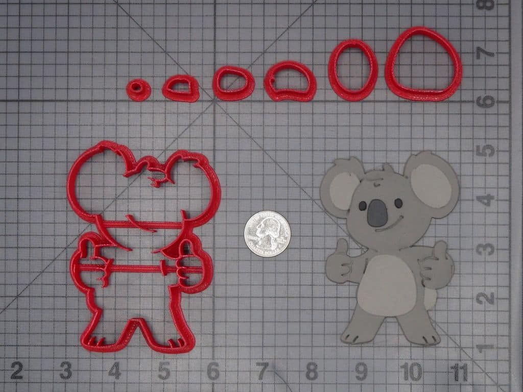 Koala Body 266-J944 Cookie Cutter Set