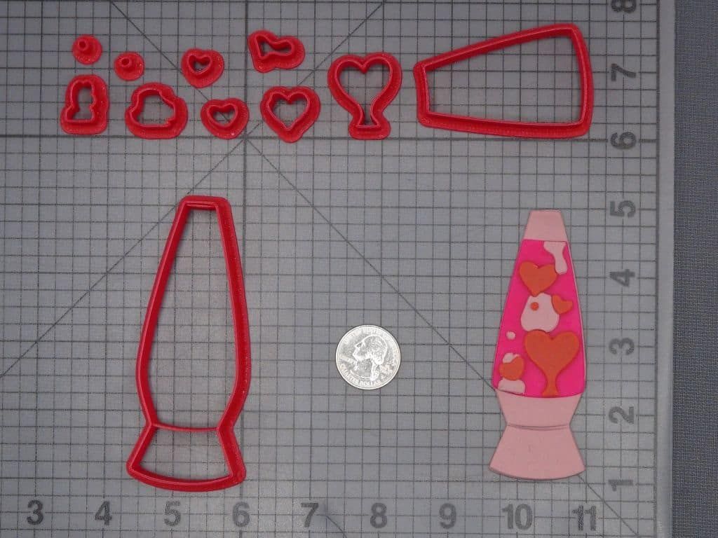 Lava Lamp Hearts 266-J975 Cookie Cutter Set