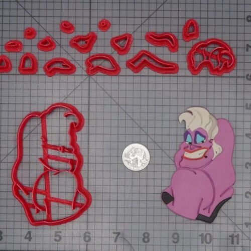 Little Mermaid - Ursula 266-K087 Cookie Cutter Set
