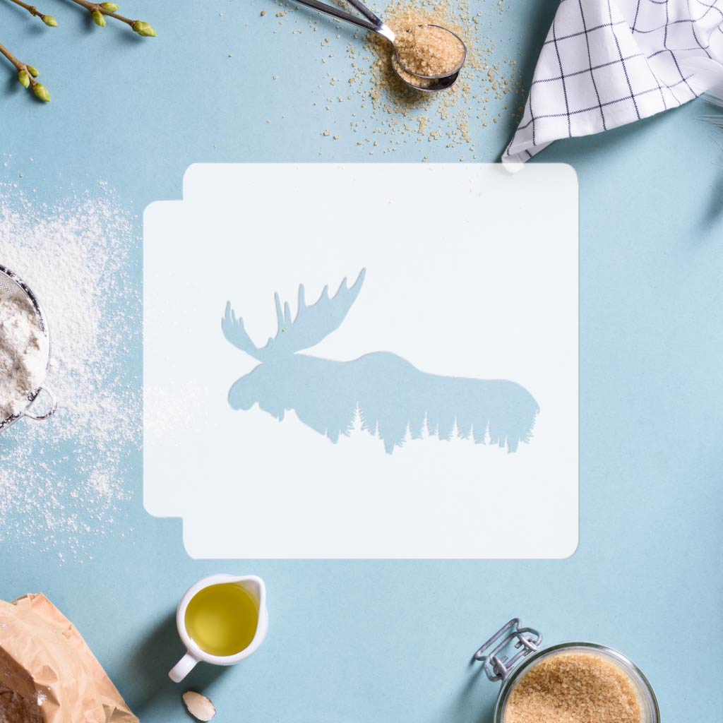 Moose Forest 783-I382 Stencil