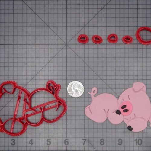 Pig Sleeping 266-K019 Cookie Cutter Set
