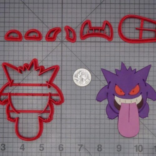 Pokemon - Gengar Body 266-K085 Cookie Cutter Set