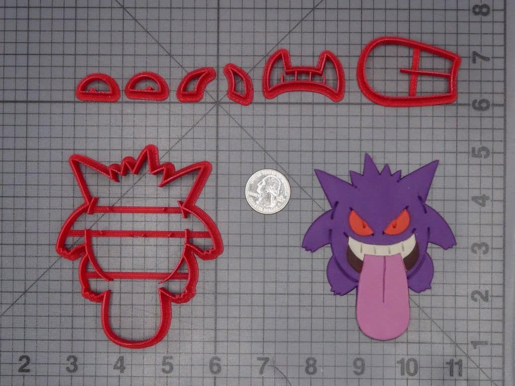 Pokemon - Gengar Body 266-K085 Cookie Cutter Set