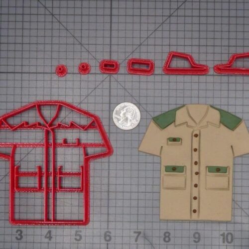 Safari Shirt 266-J947 Cookie Cutter Set