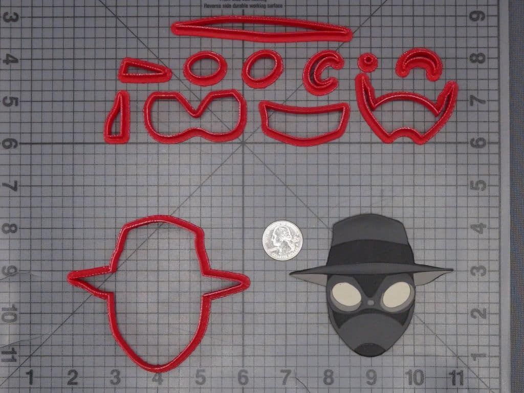 Spiderman Noir Head 266-K003 Cookie Cutter Set