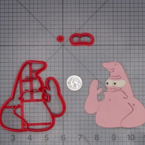 Spongebob Squarepants - Patrick Mad 266-K110 Cookie Cutter Set