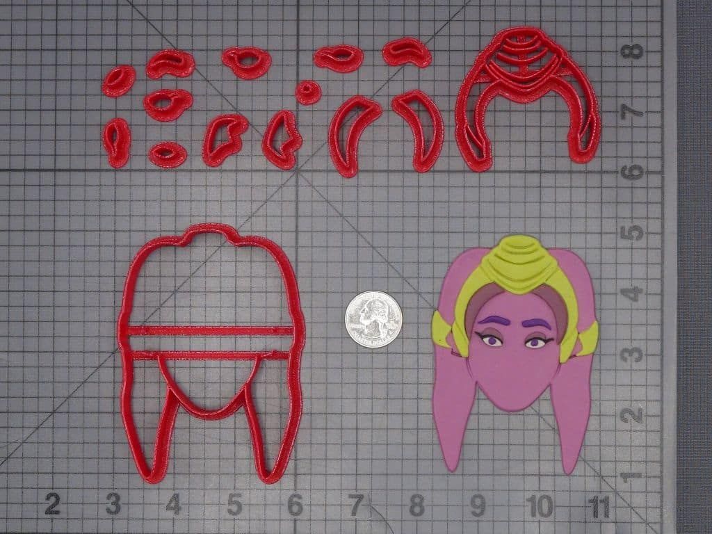 Star Wars - Gaya Galactic Superstar Head 266-K210 Cookie Cutter Set