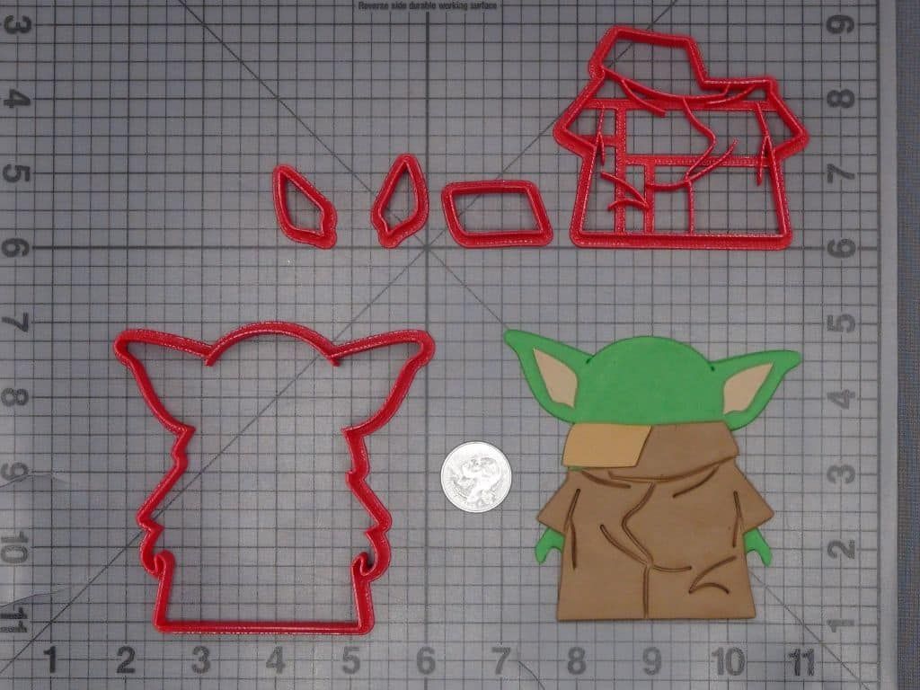 Star Wars - Yoda Body 266-K104 Cookie Cutter Set