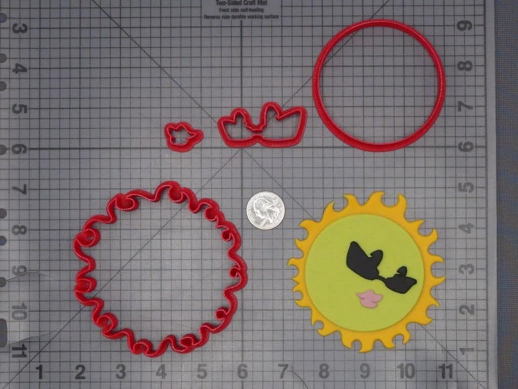 Sun with Sunglasses 266-K071 Cookie Cutter Set