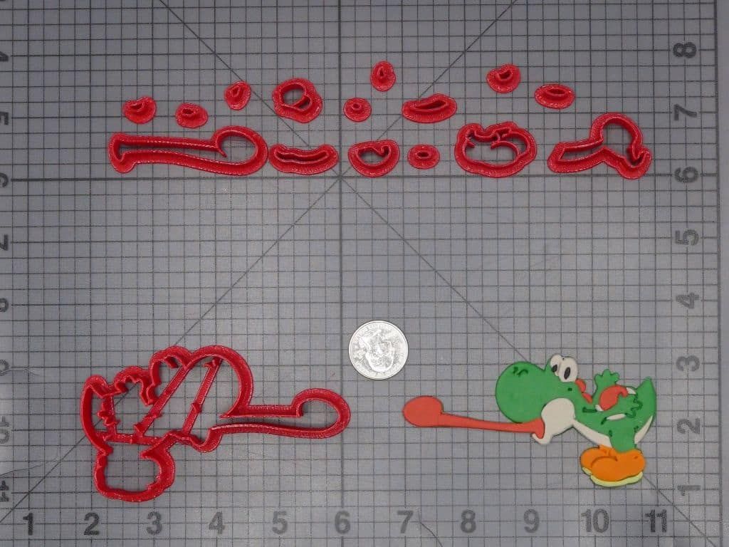 Super Mario - Yoshi Body 266-K143 Cookie Cutter Set