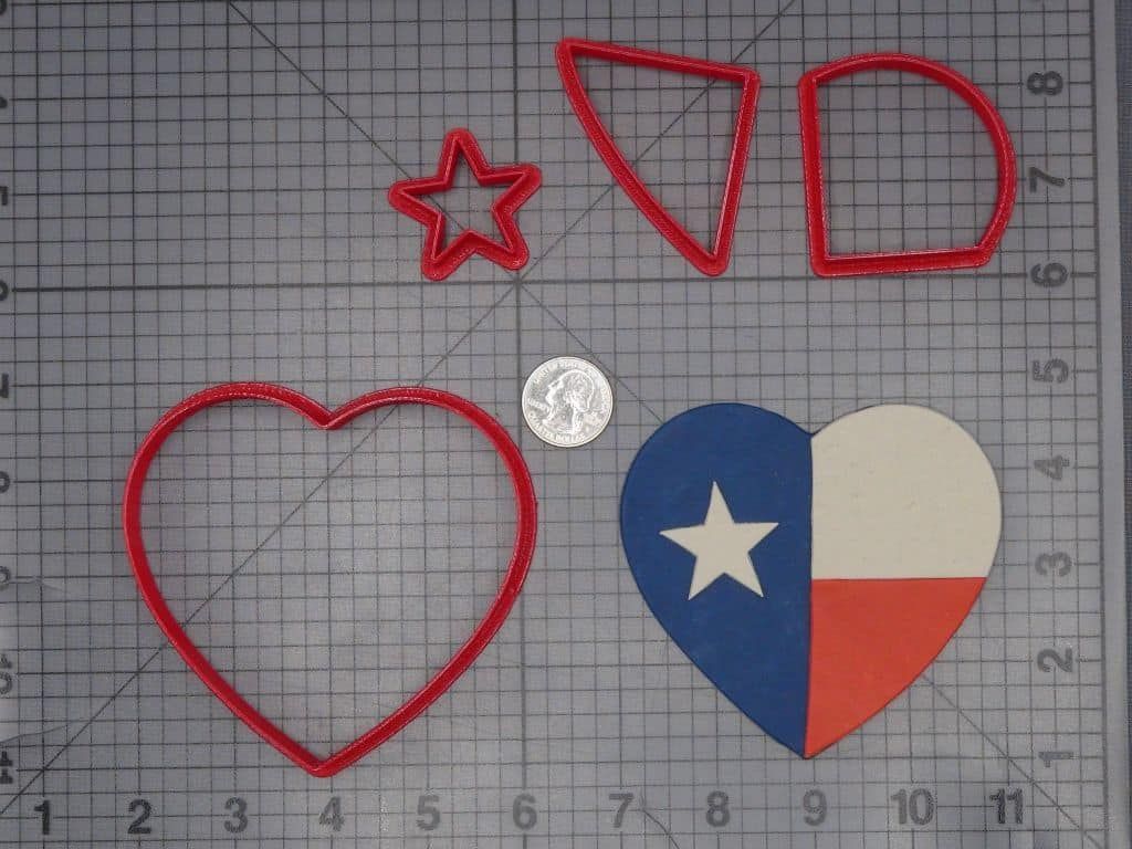 Texas Heart 266-J902 Cookie Cutter Set