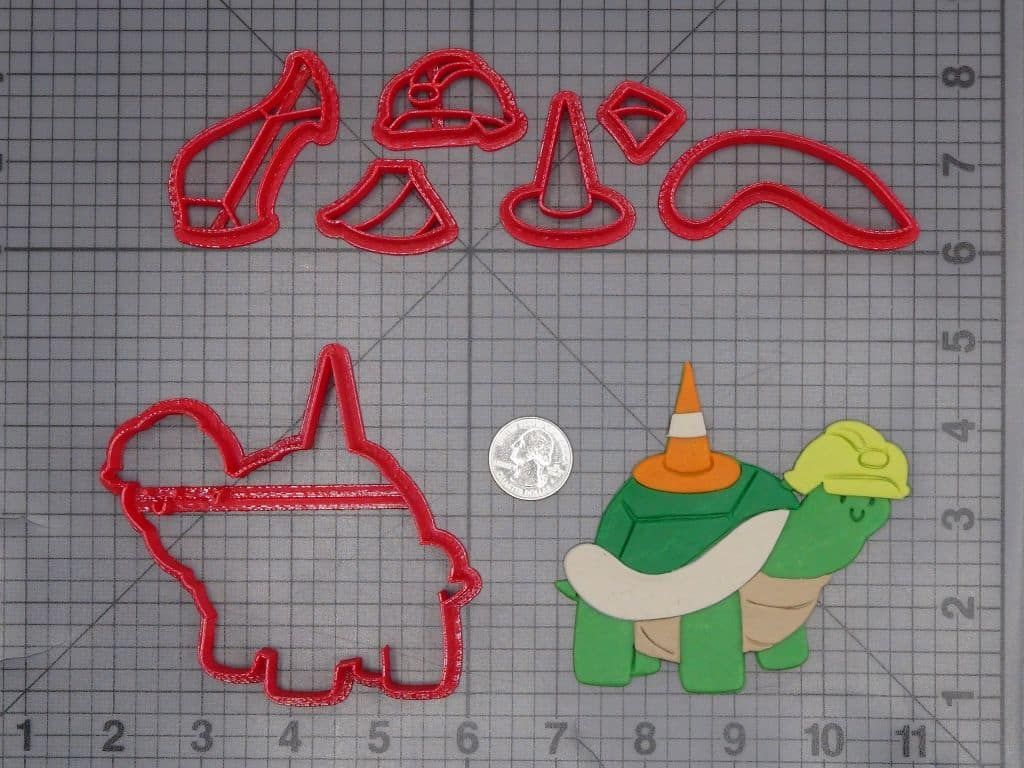 Traffic Cone Turtle 266-K016 Cookie Cutter Set