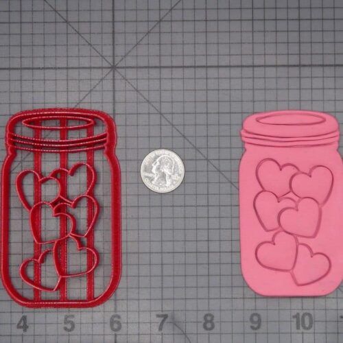 Valentines Day - Jar of Hearts 266-K024 Cookie Cutter