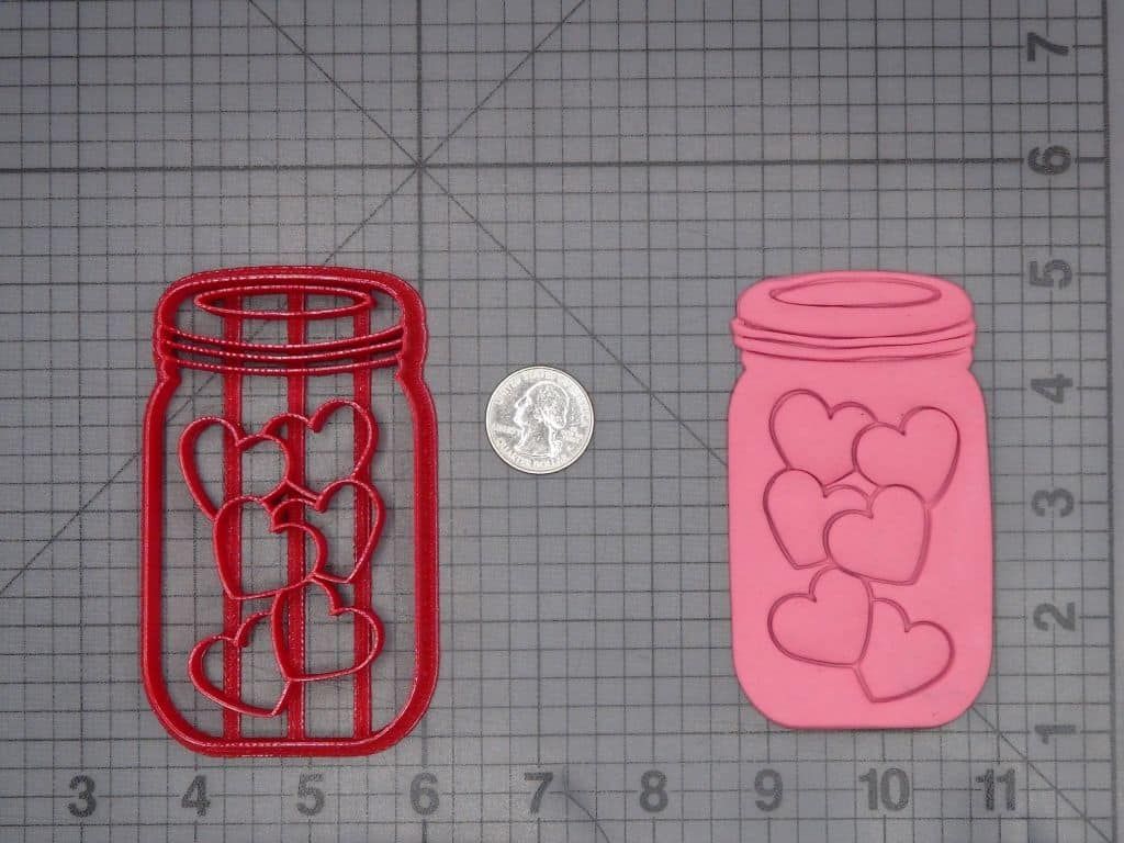 Valentines Day - Jar of Hearts 266-K024 Cookie Cutter