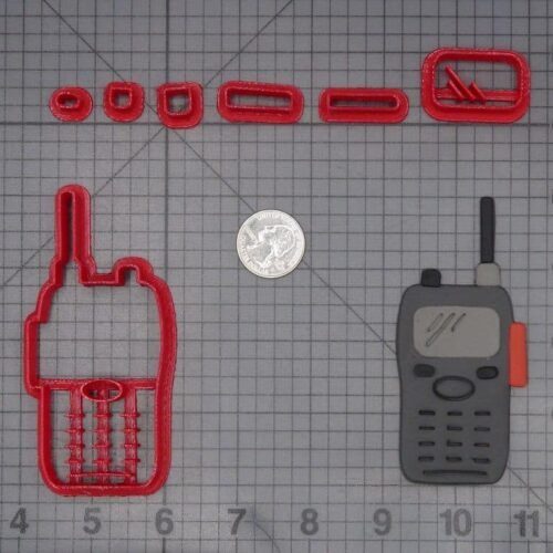 Walkie Talkie 266-K015 Cookie Cutter Set