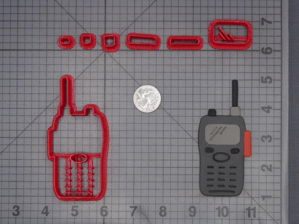 Walkie Talkie 266-K015 Cookie Cutter Set