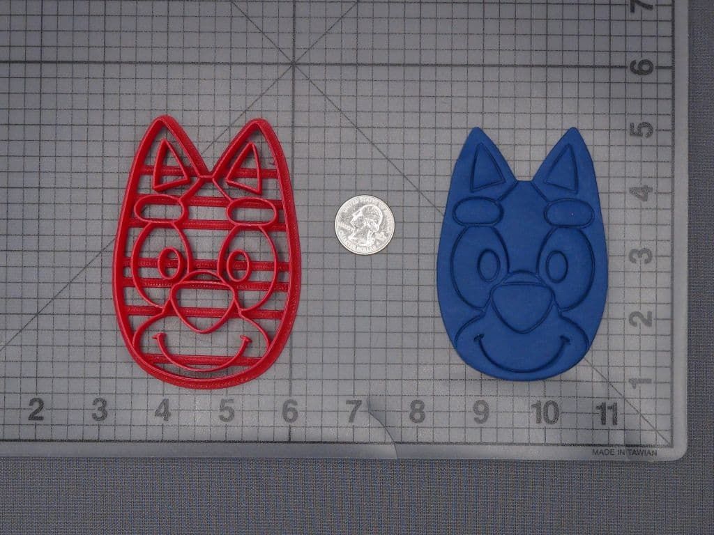 Bluey Head 266-K306 Cookie Cutter