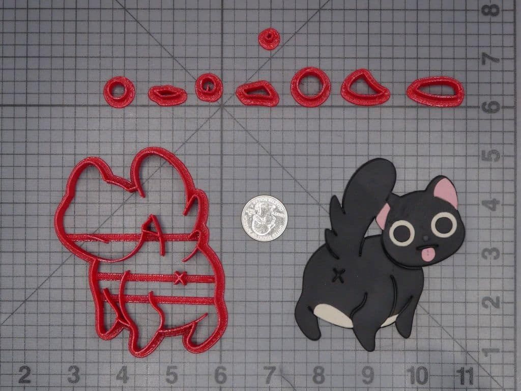 Cat 266-K292 Cookie Cutter Set