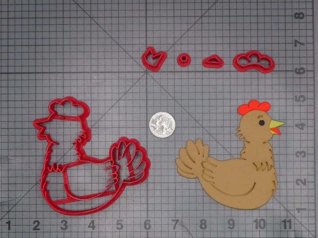 Chicken 266-K113 Cookie Cutter Set