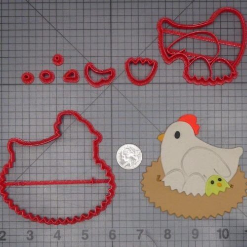 Chicken in Nest 266-K151 Cookie Cutter Set