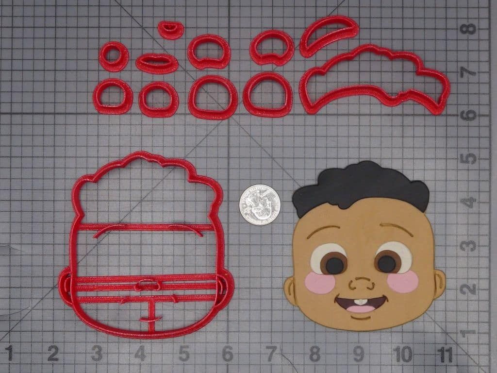 Cocomelon - Cody Head 266-K345 Cookie Cutter Set