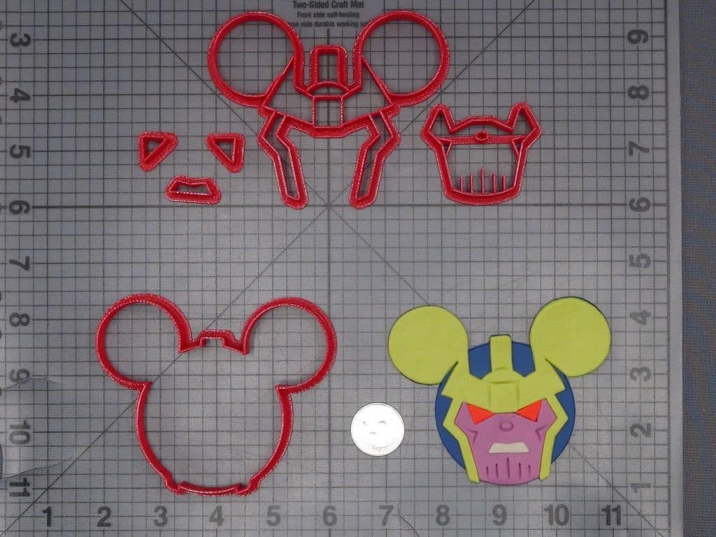Disney Ears - Avengers - Thanos 266-K383 Cookie Cutter Set