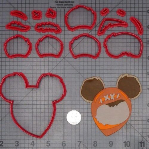 Disney Ears - Star Wars - Ewok 266-K346 Cookie Cutter Set