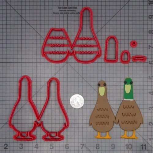 Duck Couple 266-K047 Cookie Cutter Set