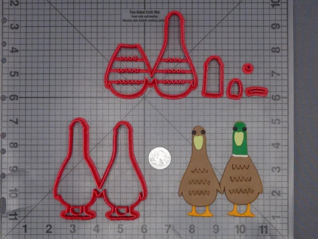Duck Couple 266-K047 Cookie Cutter Set
