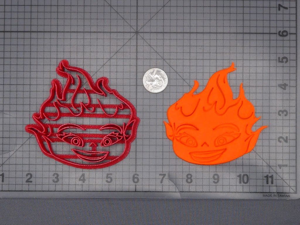 Elemental - Ember Head 266-K344 Cookie Cutter