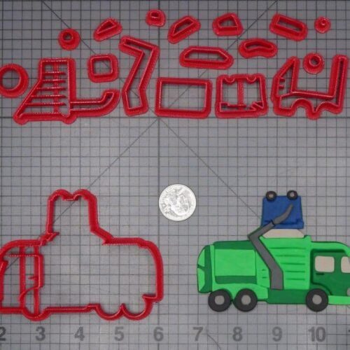 Garbage Truck 266-K116 Cookie Cutter Set