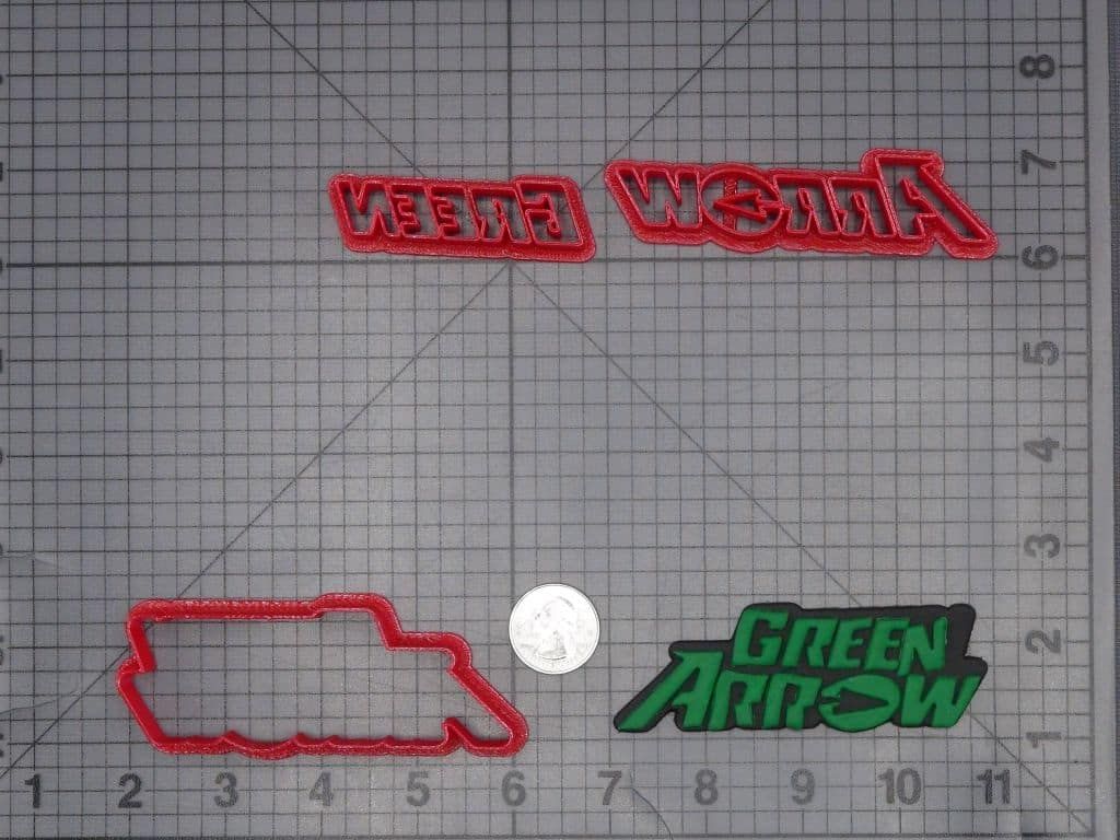 Green Arrow Logo 266-K211 Cookie Cutter Set