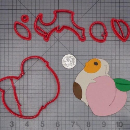 Guinea Pig on Peach 266-K184 Cookie Cutter Set