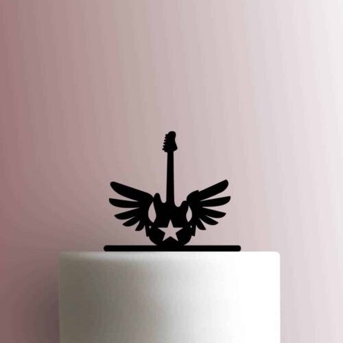Guitar Wings 225-B779 Cake Topper