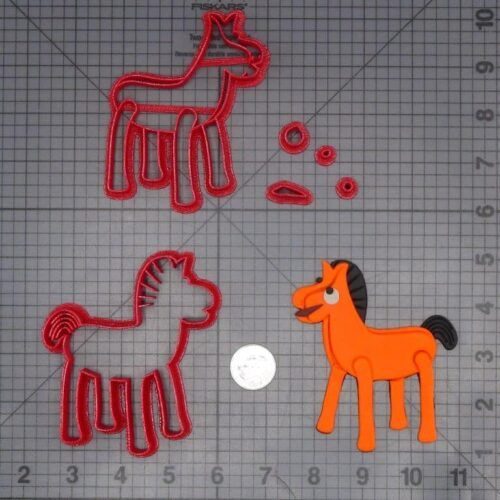 Gumby - Pokey Horse Body 266-K348 Cookie Cutter Set