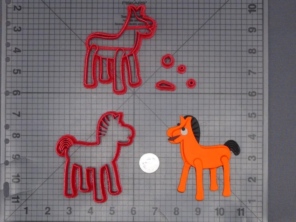Gumby - Pokey Horse Body 266-K348 Cookie Cutter Set